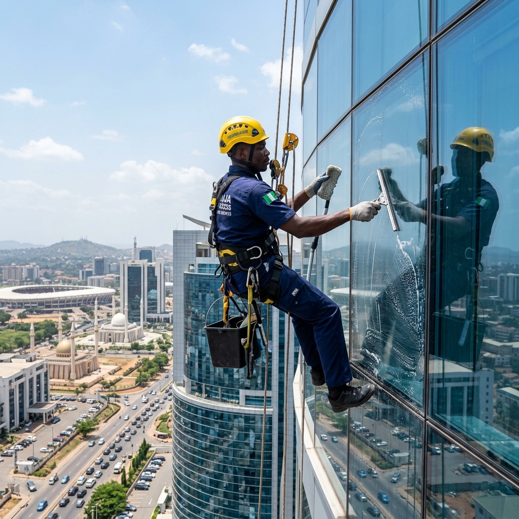 High-Rise Facade Cleaning